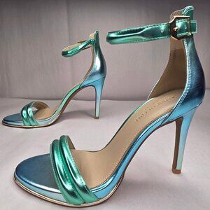 Kenneth Cole Women's Mermaid Blue/Green Brooke Heels 7.5